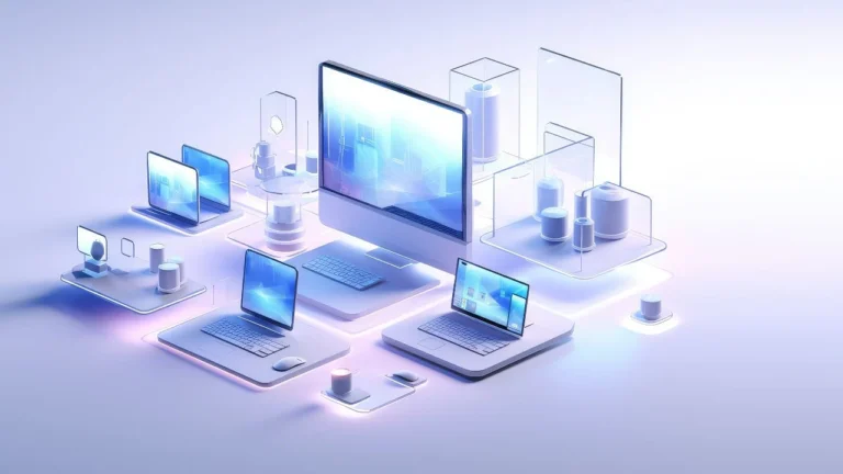 Representation of 3d rendered models of computers and devices in a network infrastucture